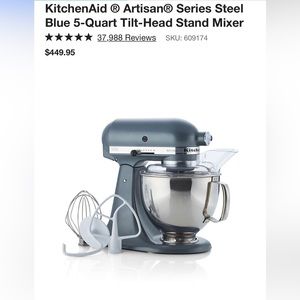 Almost Brand New KitchenAid mixer. Only used twice!